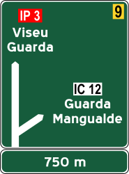 Information Direction Sign Ramp