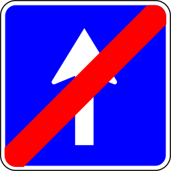 Information One Way Traffic End