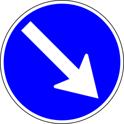 Mandatory Direction Pass Right