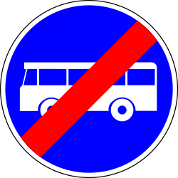 Mandatory Lane Bus End