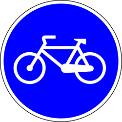 Mandatory Lane Cyclist