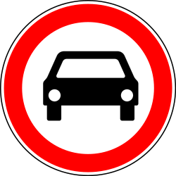 Prohibited Access Car
