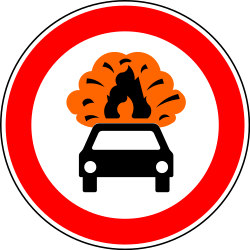 Prohibited Cargo Explosive