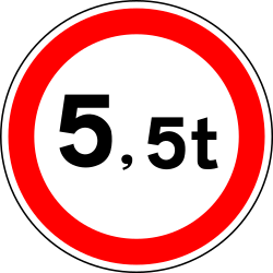 Prohibited Cargo Weight