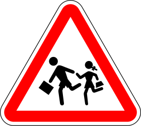 Warning Children Signage
