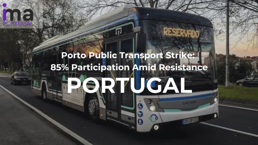 Porto Public Transport Strike: 85% Participation Amid Resistance