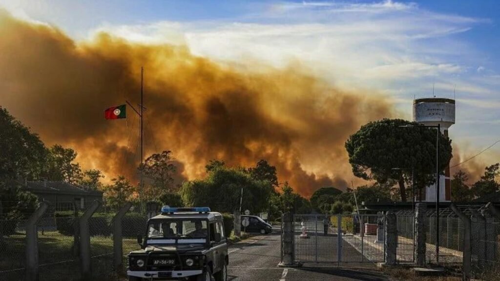 Wildfire Near Seixal