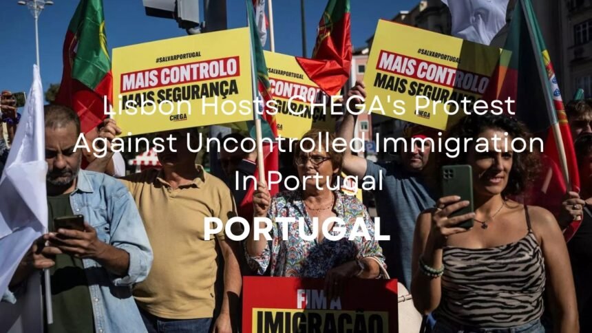 Protest Against Uncontrolled Immigration In Portugal