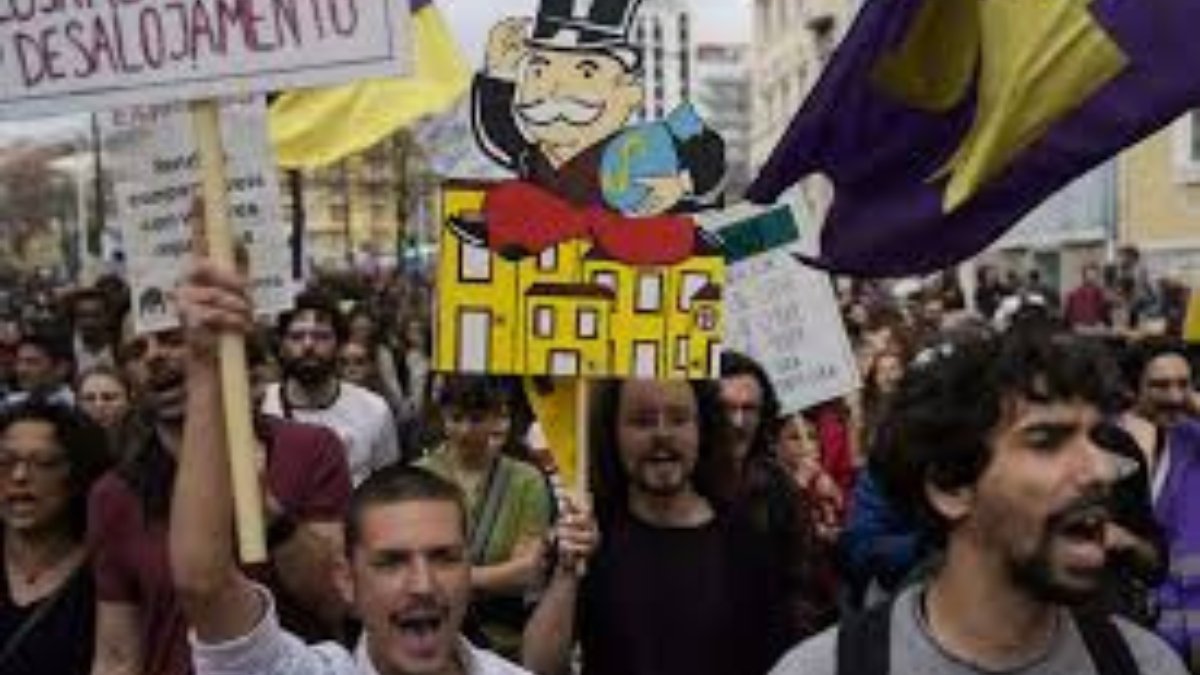  Housing Crisis Protest In Portugal