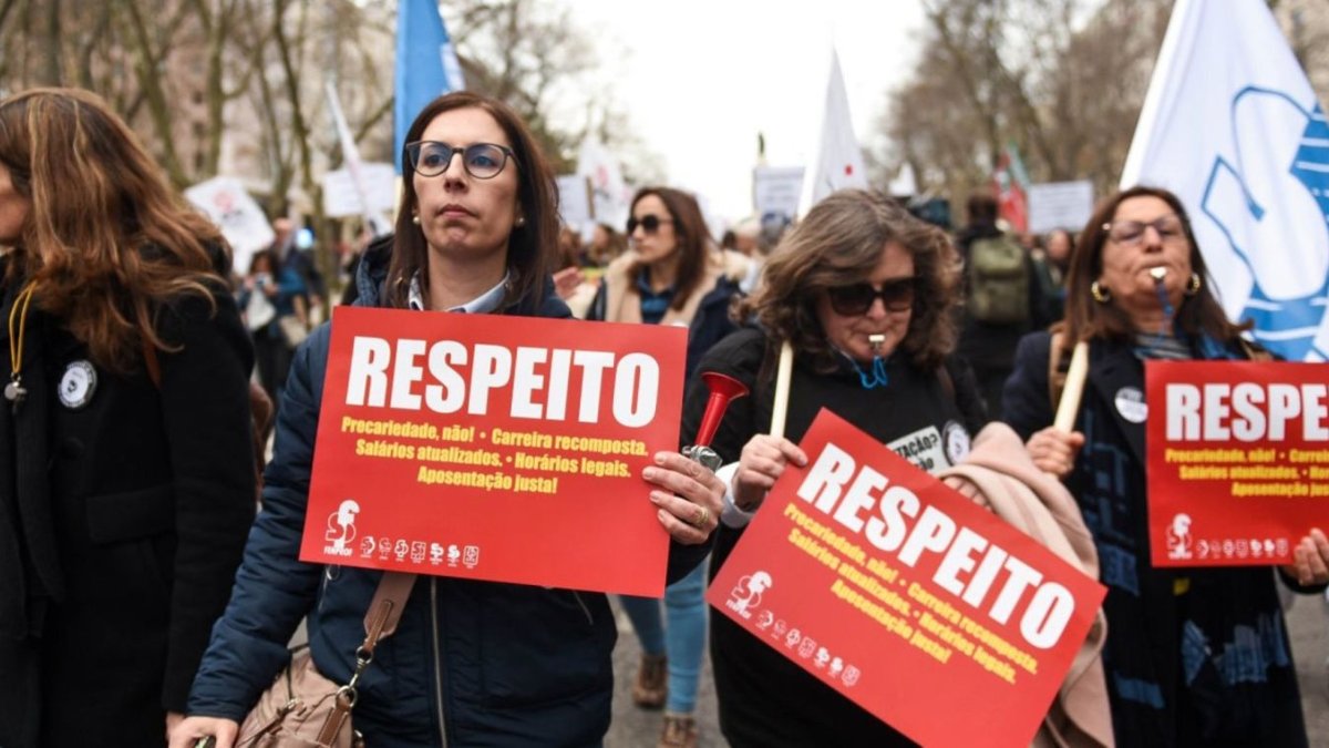 Social Security Workers Strike In Lisbon