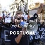 Social Security Workers Strike In Lisbon