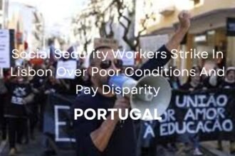 Social Security Workers Strike In Lisbon